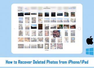 Recover Deleted Photos From iPhone is Easy to Perform