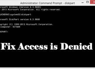 Fast Fix: DISKPART has Encountered an Error Access is Denied