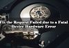 3 Ways to Fix “The Request Failed due to a Fatal Device Hardware” Error Fix the Request Failed due to a Fatal Device Hardware Error