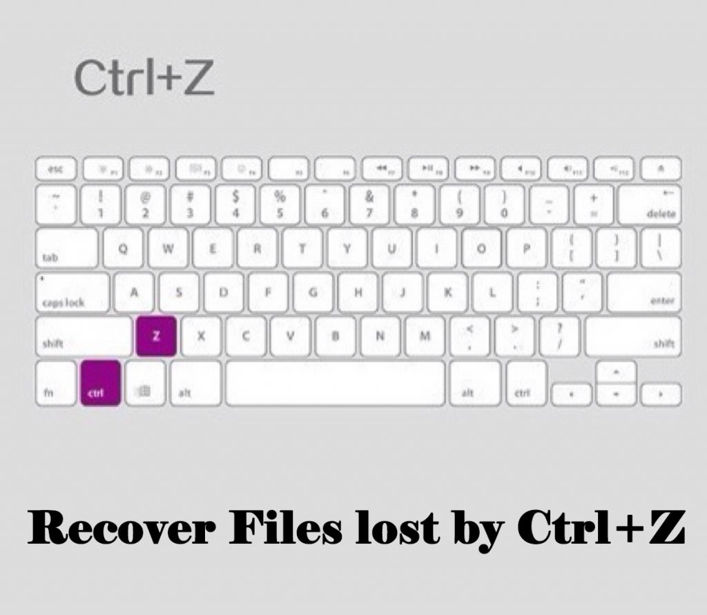 Recover Files lost by Ctrl+Z