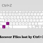 Need to Recover Files Lost by Ctrl+Z? 3 Proven Ways Help You! Recover Files lost by Ctrl+Z