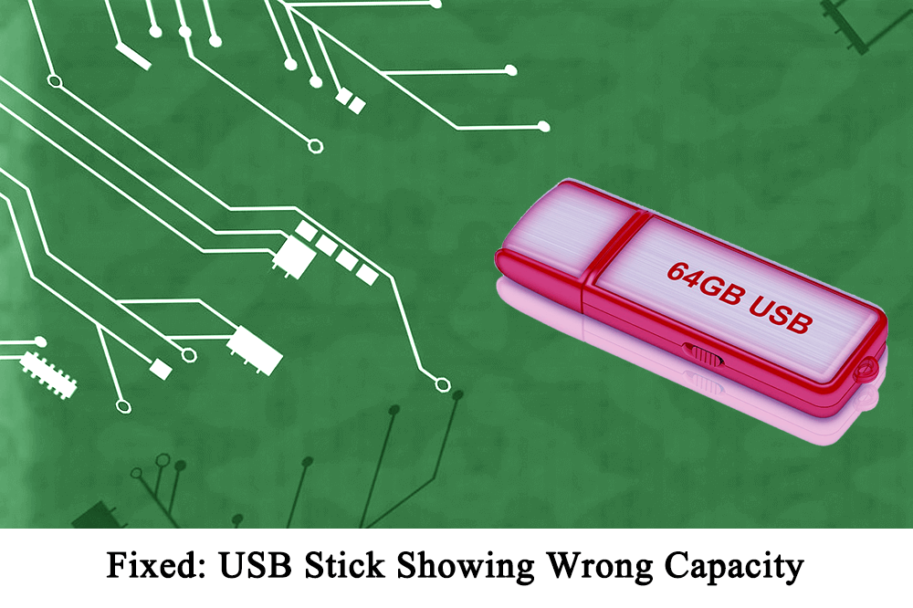 Pen Drive showing less space than actual