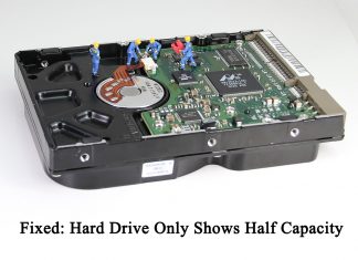 How to Fix “Hard Drive Only Shows Half Capacity” error Hard Drive Only Shows Half Capacity