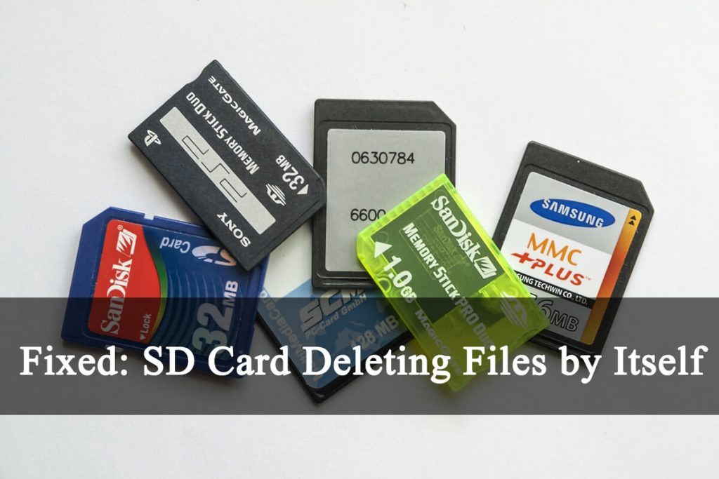SD Card Deleting Files by Itself