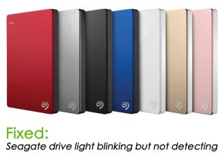Fixed: Seagate external hard disk light blinking but not detecting Seagate external hard disk light blinking but not detecting