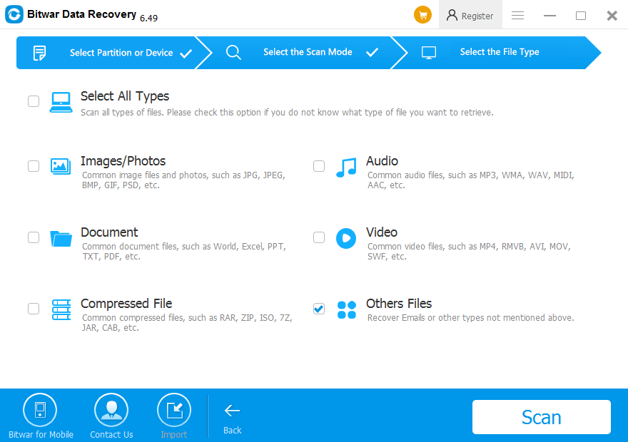 Select other files 6.49