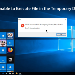 4 Methods to Fix The “Unable to Execute File in the Temporary Directory” Unable to Execute File in the Temporary Directory_1