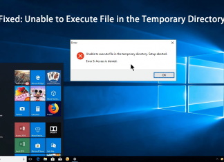 4 Methods to Fix The “Unable to Execute File in the Temporary Directory” Unable to Execute File in the Temporary Directory_1