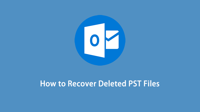 how to recover deleted pst files
