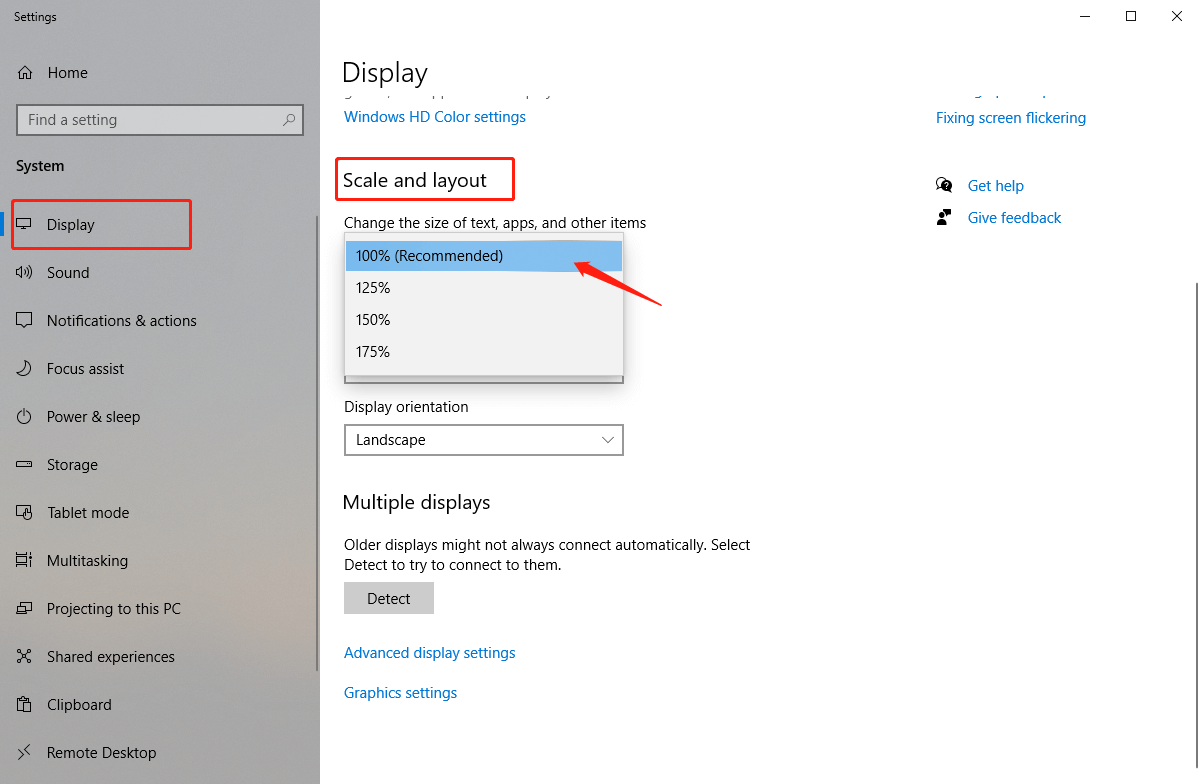 Display Settings