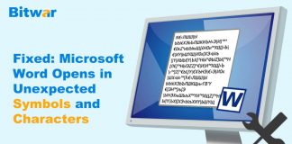 Best Ways to Fix “Microsoft Word Opens in Unexpected Symbols and Characters” Issue Microsoft Word Unexpected Symbol and Character Image