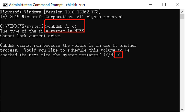 Command Prompt Reboot