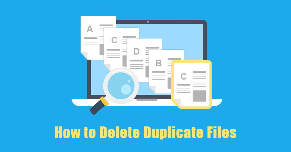 how to delete duplicate files