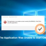 7 Solutions to the Application Was Unable to Start Correctly Error The Application Was Unable to Start Correctly Error